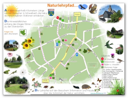 Naturlehrpfad 2010: kreiert von H-J.H.